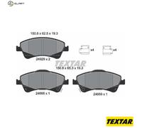 For Toyota Genuine OE Textar Brake Pads Full Set Of 4 Front 2466801