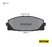 BRAKE PAD SET DISC BRAKE 2468001 FOR TOYOTA QUANTUM/V/Van/Bus TOYOACE REGIUS