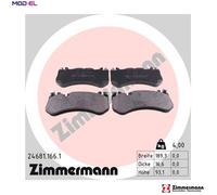 ZIMMERMANN 24681.166.1 Brake pad set