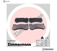 ZIMMERMANN 24681.166.1 Brake pad set