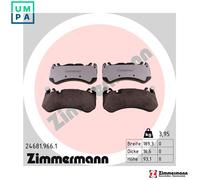 BRAKE PAD SET DISC BRAKE 24681.966.1 FOR MERCEDES-BENZ C-CLASS SL AMG/GT CLS