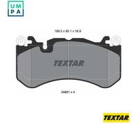 TEXTAR 2468101 Brake pad set