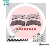 BRAKE PAD SET DISC BRAKE 24685.170.1 FOR PORSCHE M 05.9E/MCN.RB 3.0L 6cyl
