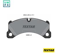 For Porsche Genuine OE Textar Brake Pads Full Set Of 4 Front 2468501