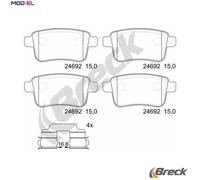 BRAKE PAD SET DISC BRAKE 24692 00 704 00 FOR RENAULT KANGOO/Rapid/Express 1.5L