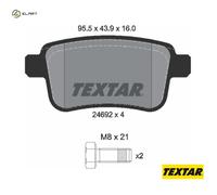 BRAKE PAD SET DISC BRAKE 2469204 FOR MERCEDES-BENZ CITAN/Panel/Van/Box/Kombi