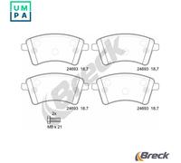 BRAKE PAD SET DISC BRAKE 24693 00 701 00 FOR RENAULT KANGOO/Rapid/Express 1.5L