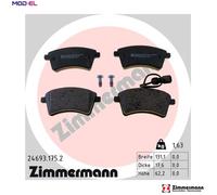 ZIMMERMANN 24693.175.2 Brake pad set