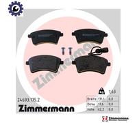 BRAKE PAD SET DISC BRAKE 24693.175.2 FOR RENAULT KANGOO/Express/GRAND/II/BE 1.5L