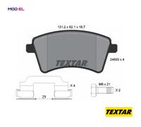 BRAKE PAD SET DISC BRAKE 2469301 FOR RENAULT KANGOO/Rapid/Express/GRAND/BE/BOP