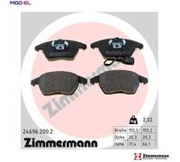 ZIMMERMANN 24696.200.2 Brake pad set