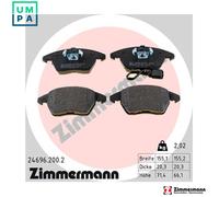 ZIMMERMANN 24696.200.2 Brake pad set