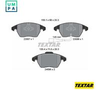 Textar Car Brake Pad Front Integrated Wear Warning Contact For Audi 2469602