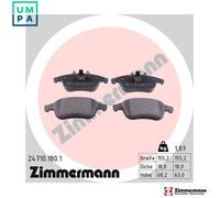 ZIMMERMANN 24710.180.1 Brake pad set