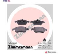 ZIMMERMANN 24710.180.1 Brake pad set