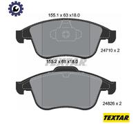 BRAKE PAD SET DISC BRAKE 2471001 FOR RENAULT CLIO/MIO/IV SCENIC/III/GRAND 1.6L
