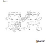 Brake pads Ceramic 24721 00 553 00 BRECK for PORSCHE VW