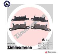 ZIMMERMANN 24721.175.1 Brake pad set
