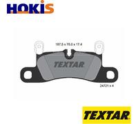 BRAKE PAD SET DISC BRAKE 2472102 FOR PORSCHE CAYENNE MCY.XA MCF.TB M48.52 4.8L