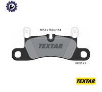 BRAKE PAD SET DISC BRAKE 2472102 FOR PORSCHE M06.EC MCG.EA/FA/E MCJ.T 3.0L 6cyl