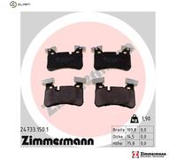 ZIMMERMANN Brake Pad Set 24733.150.1 - Disc Pads for Mercedes-Benz C-Class (W204/C204), CLS, SL, SLK