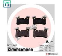 BRAKE PAD SET DISC BRAKE 24733.150.1 FOR MERCEDES-BENZ C-CLASS/T-Model SL CLS