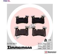 BRAKE PAD SET DISC BRAKE 24733.150.1 FOR MERCEDES-BENZ C-CLASS/T-Model SL CLS