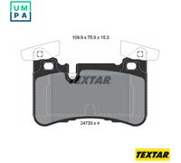 TEXTAR 2473301 Brake pad set