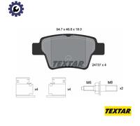 BRAKE PAD SET DISC BRAKE 2473701 FOR PEUGEOT 207/207+ 307/SW/CC AEOLUS BYD