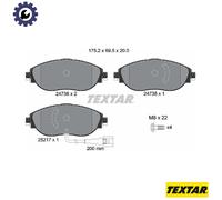 Brake Pads Set Front Textar 2473803 3Q0698151B 5Q0698151AG 5Q0698151AJ