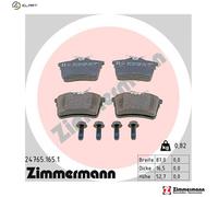 ZIMMERMANN 24765.165.1 Brake pad set