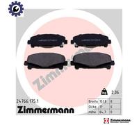 ZIMMERMANN 24766.175.1 Brake pad set