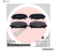 ZIMMERMANN 24766.175.1 Brake pad set