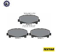 BRAKE PAD SET DISC BRAKE 2476601 FOR ACURA HONDA K24W7 2.4L 4cyl TLXJ35Y6 3.5L