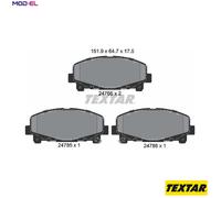 BRAKE PAD SET DISC BRAKE 2476601 FOR ACURA HONDA K24W7 2.4L 4cyl TLXJ35Y6 3.5L