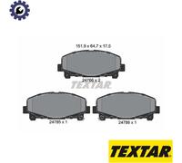 BRAKE PAD SET DISC BRAKE 2476601 FOR HONDA ACCORDVIII N22B2/N22B1 2.2L 4cyl