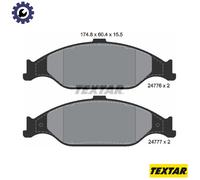 BRAKE PAD SET DISC BRAKE 2477601 FOR FORD USA MUSTANG/Convertible 4.6L 8cyl 3.8L