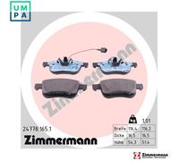 Brake pads 24778.165.1 ZIMMERMANN for ASTON MARTIN TOYOTA