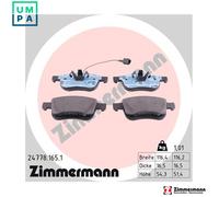 Brake pads 24778.165.1 ZIMMERMANN for ASTON MARTIN TOYOTA