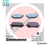 ZIMMERMANN 24822.170.1 Brake pad set