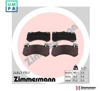 ZIMMERMANN 24847.170.1 Brake pad set