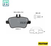 TEXTAR 2484805 Brake pad set