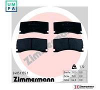 ZIMMERMANN 24851.155.1 Brake pad set