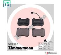 ZIMMERMANN 24852.160.2 Brake pad set
