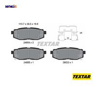 REAR BRAKE PADS SET for SCION SUBARU TOYOTA