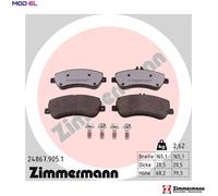 ZIMMERMANN 24867.905.1 Brake pad set