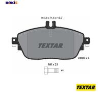 Textar 2486901 Brake Pad Set, disc brake