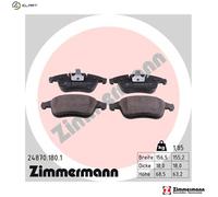 BRAKE PAD SET DISC BRAKE 24870.180.1 FOR RENAULT TALISMAN LAGUNA/III/Sportour