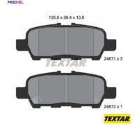 BRAKE PAD SET DISC BRAKE 2487101 FOR INFINITI NISSAN TIIDA/Hatchback MURANO 2.5L