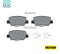 BRAKE PAD SET DISC BRAKE 2488501 FOR TOYOTA 3ZR-FE/FAE 2.0L 2ZR-FAE 1.8L 4cyl